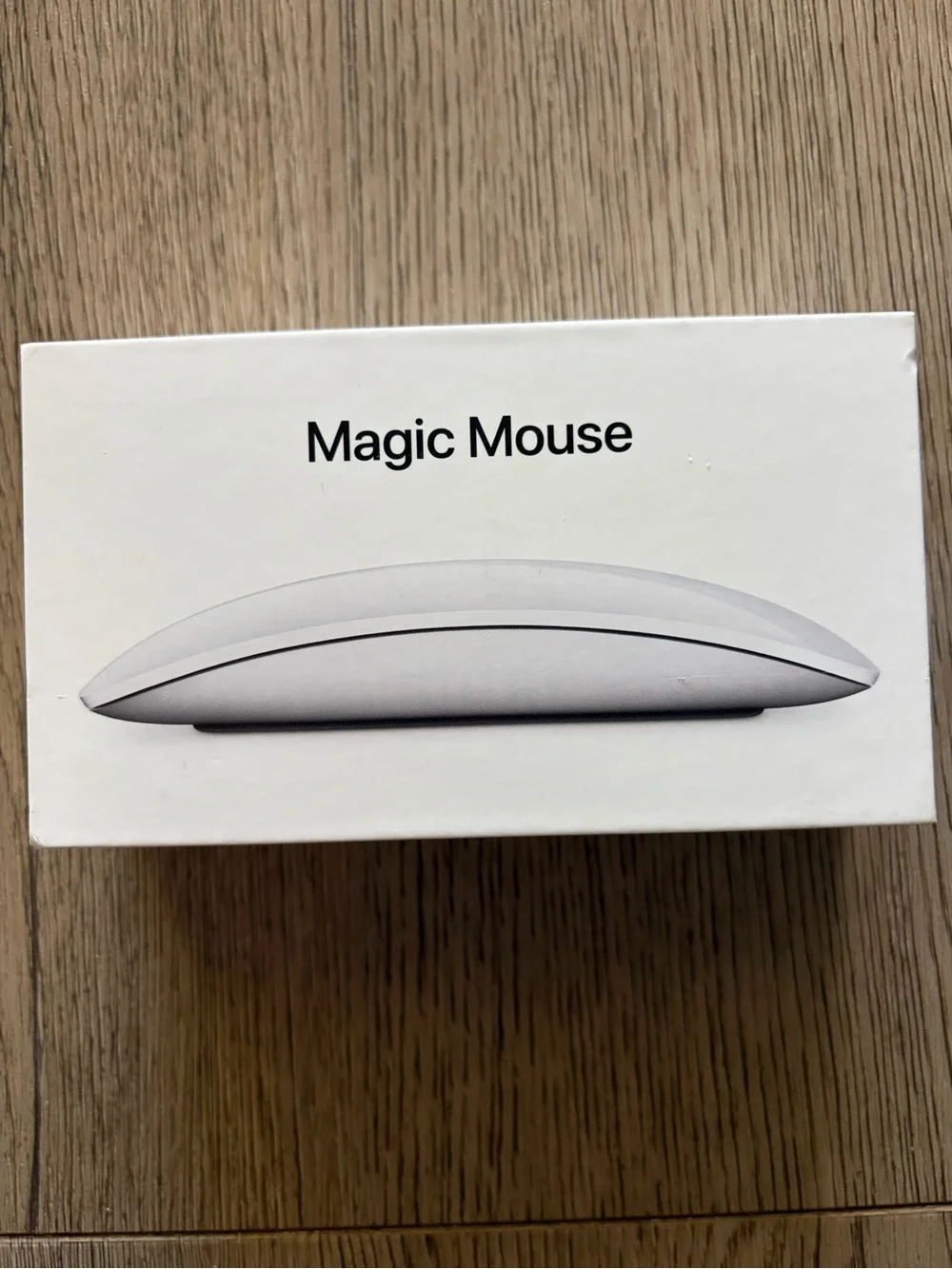 Apple Silver Wireless Mouse with Black Accents